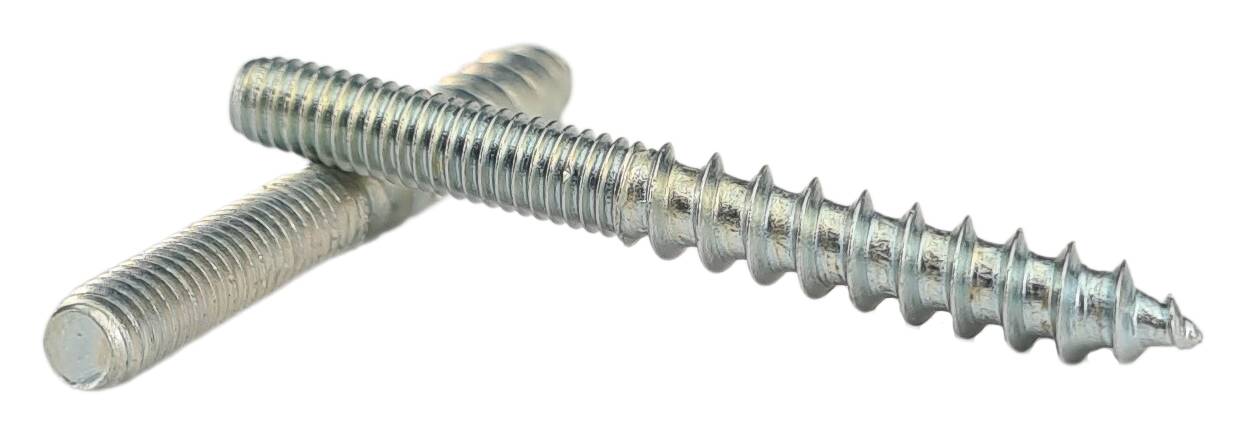 iron hanger bolt M5x40 rolled thread zinc