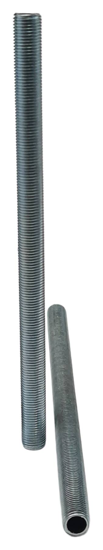 iron thread tube M10x1x170 round zinc