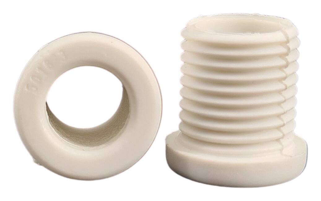 T-nipples 12x12,5 M10x1x10 round PA66-RV white