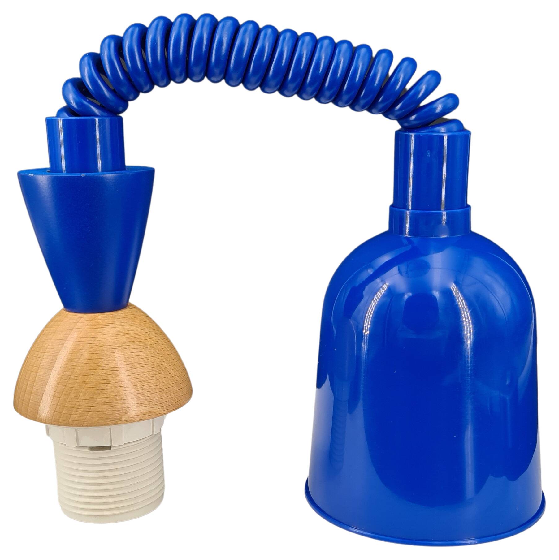 Zugpendel m. Holzaufsatz CONE SMALL 30 79 01 blau