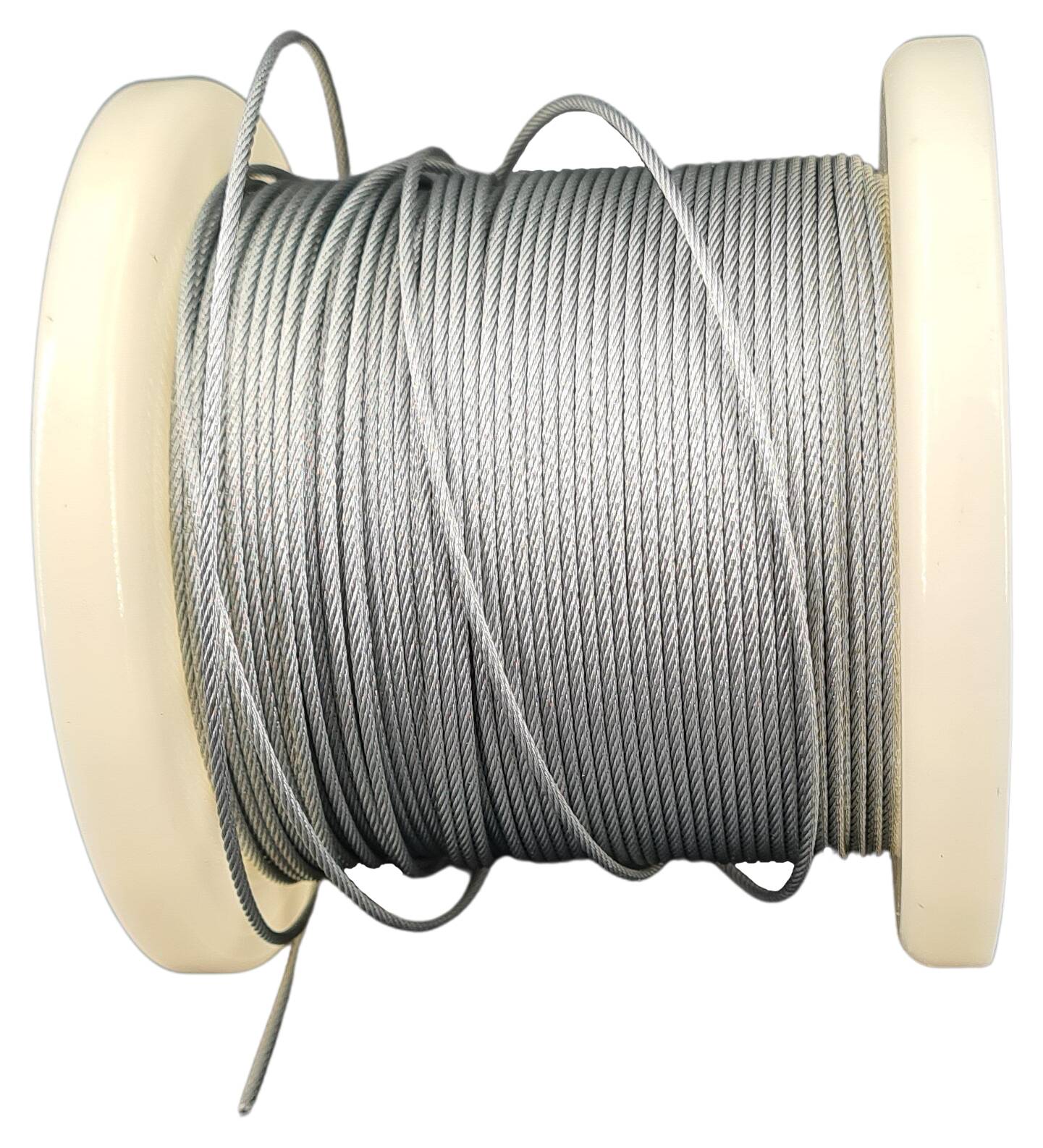 steel wire Ø 1,2 (7x7 zn) without jacket 100m ring zinc