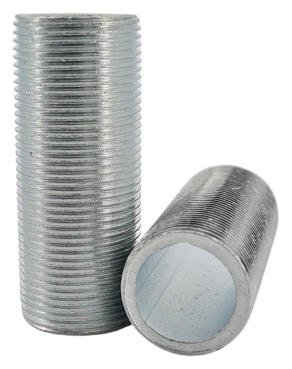 iron thread tube M16x1x50 round zinc