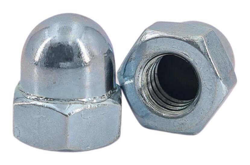 DIN 1587 iron cap nut M8 zinc