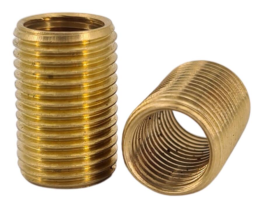 brass reducer tubes M10x1x8 male M8x1 female raw