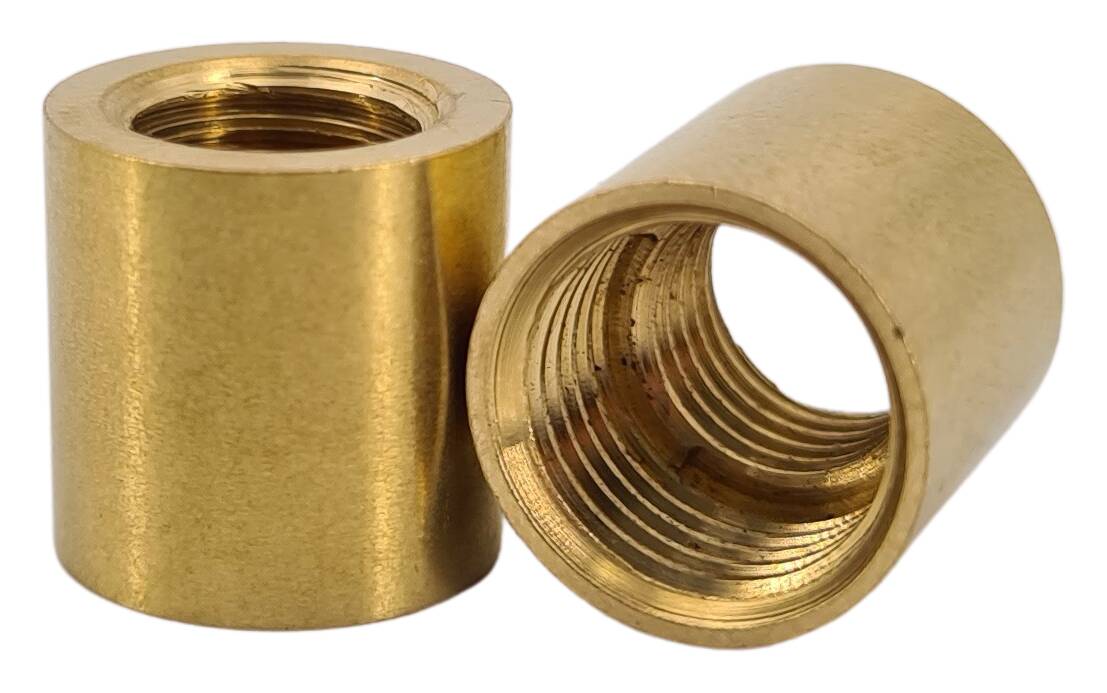 brass reducer coupler 20x20 M16x1/M10x1 raw