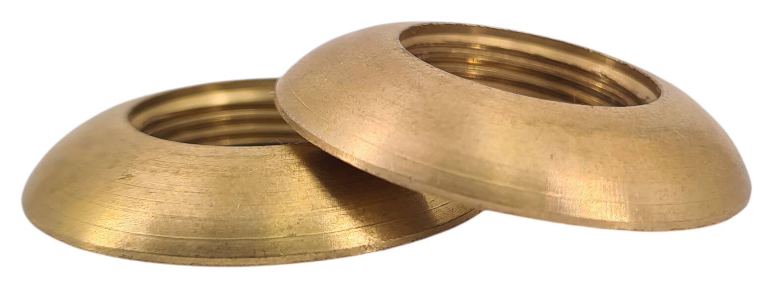 brass half round nut 30x5 M10x1 raw