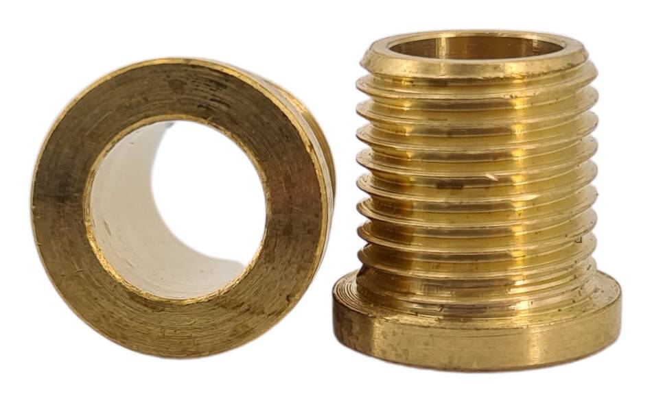 brass T-nipples 15x12 M13x1x10  anti-twist protection raw