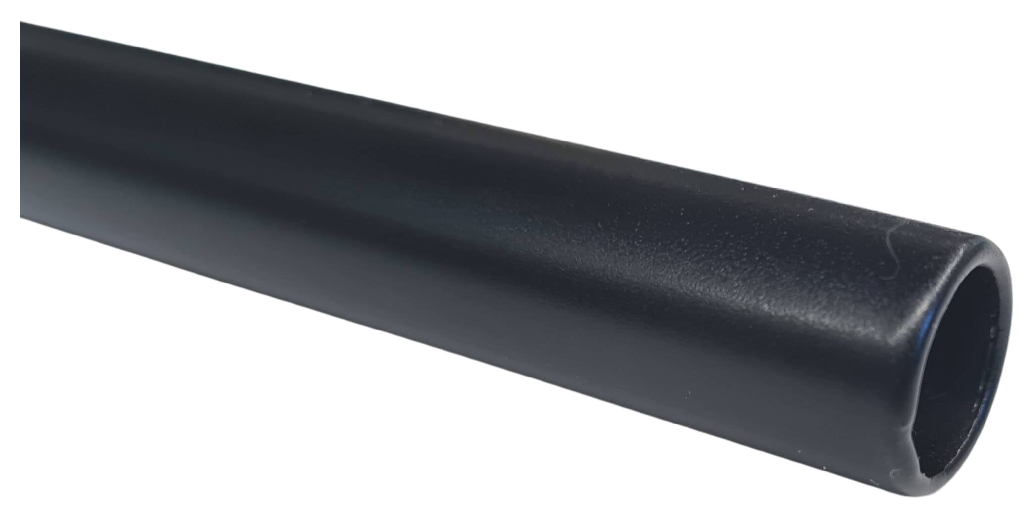 iron tube 12,8x1200 with M13x1 male 00/16 black-powdered