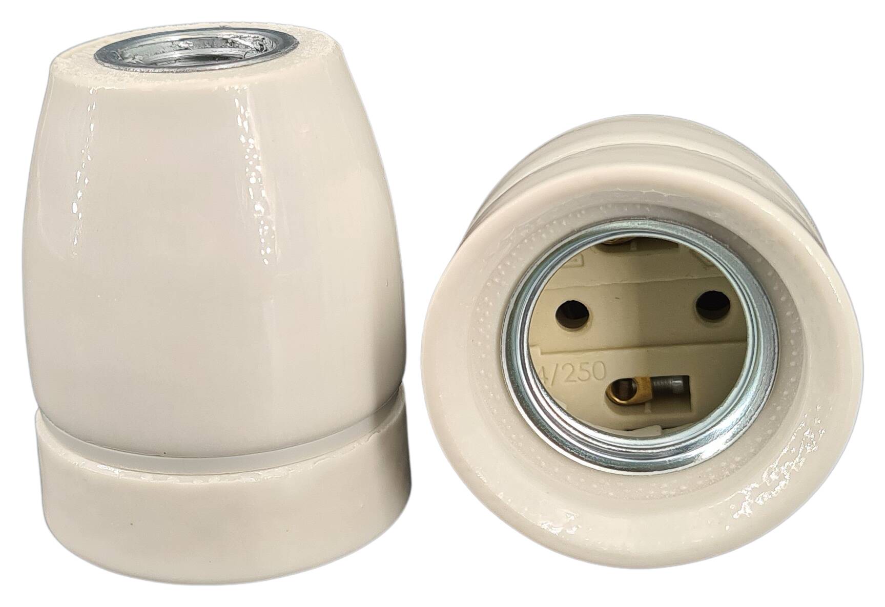 E27 porcelain socket with silicone ring R3/8"