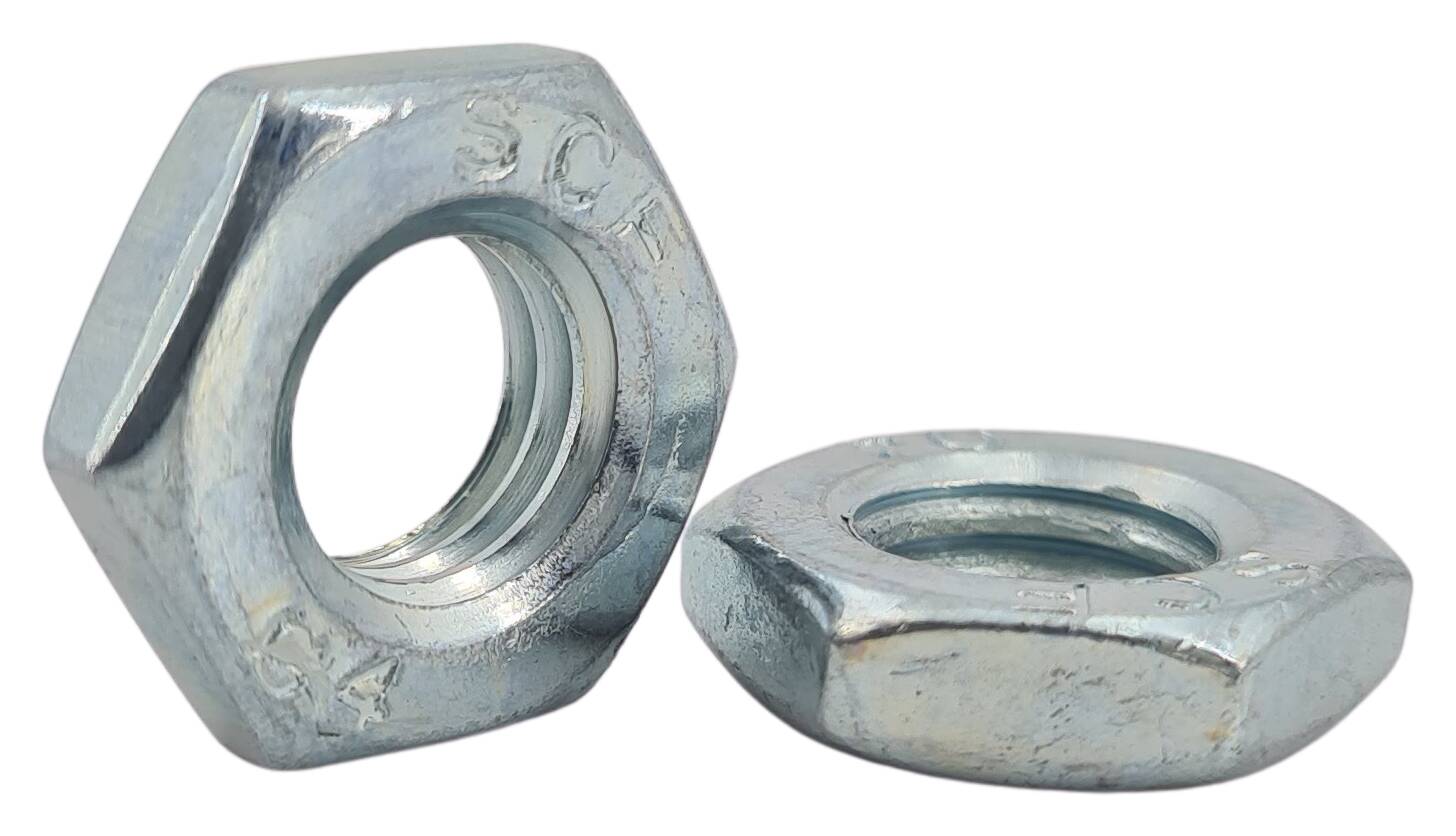 DIN 439 iron hexagon nut M4 zinc