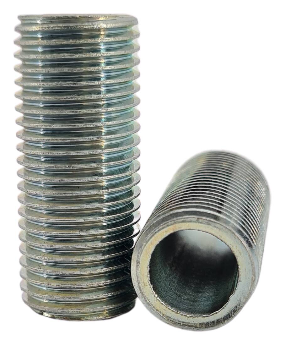 "iron thread tube R¼""x20 round zinc"