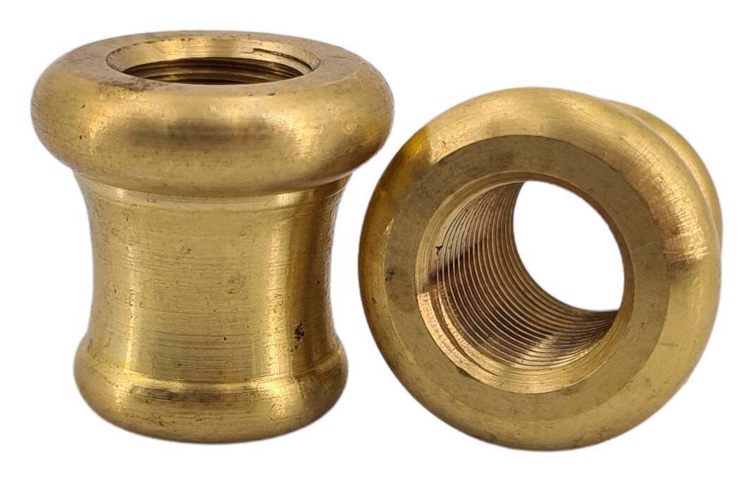 brass decorative coupler 22x20 M10x1 raw