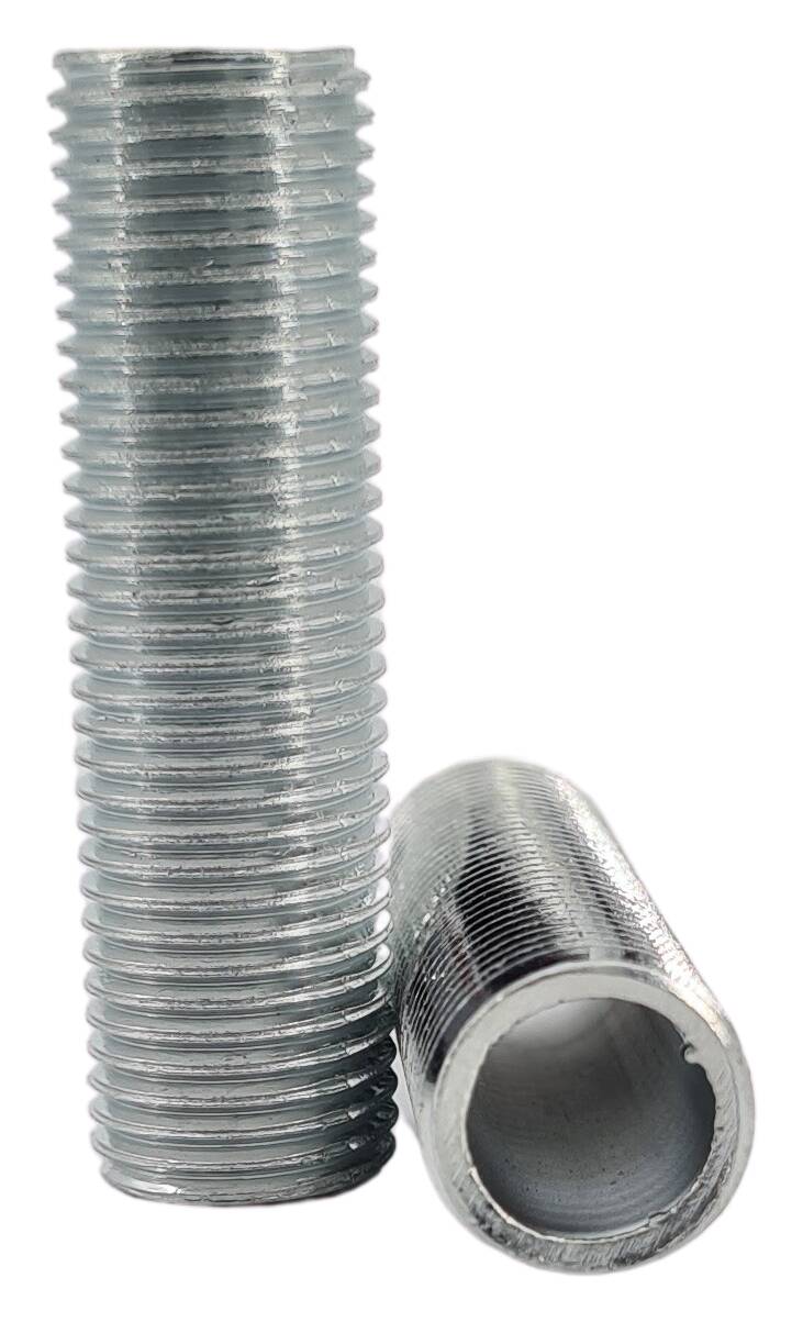 "iron thread tube R¼""x45 round zinc"