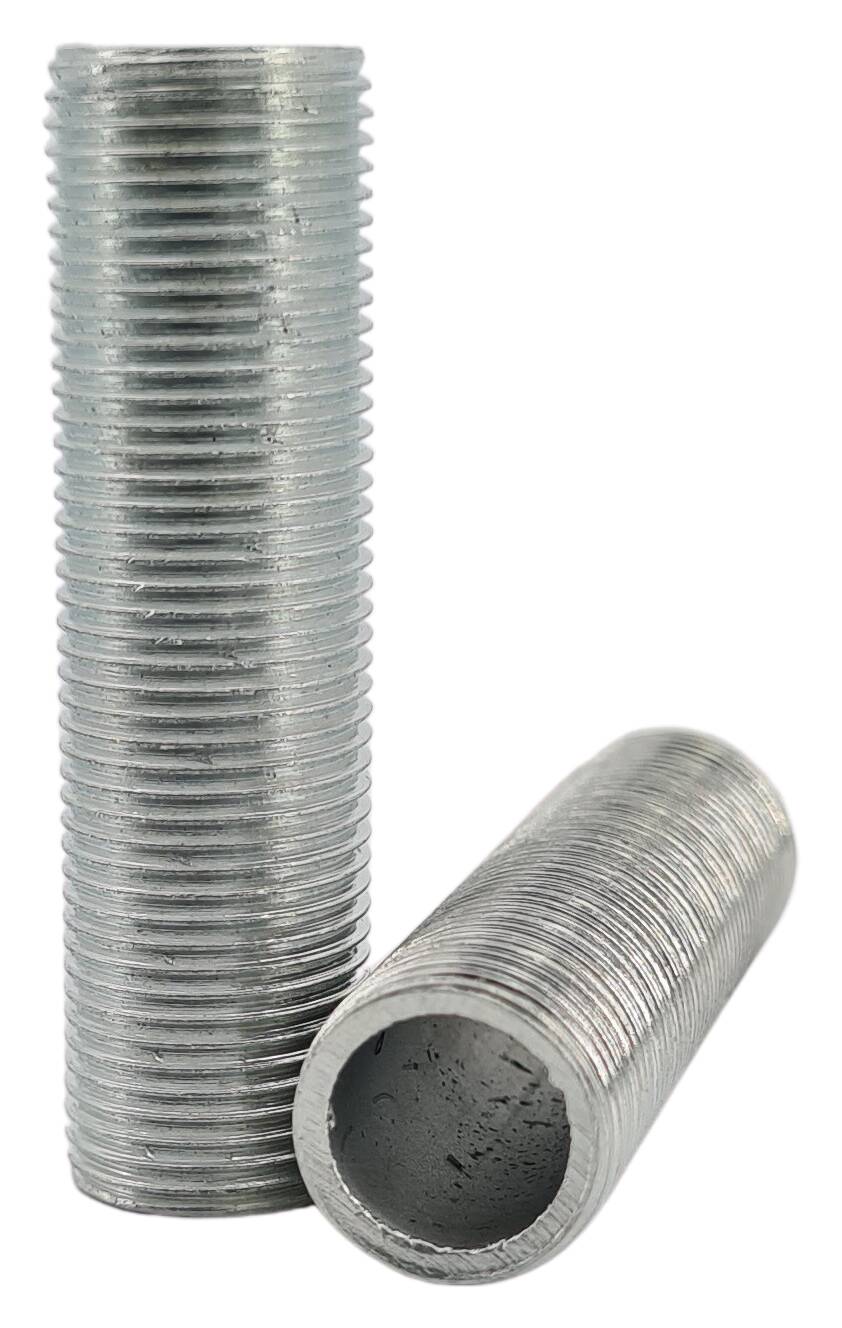 iron thread tube M13x1x65 round zinc