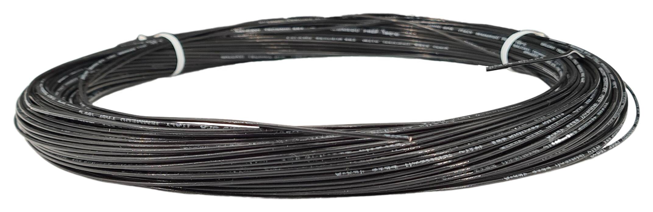 Teflon strand cable 1x0,75 FEP black