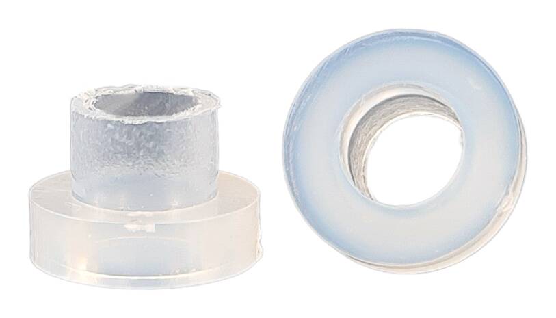 insulation grommet 10x7 through 5,2 PE-LD transparent