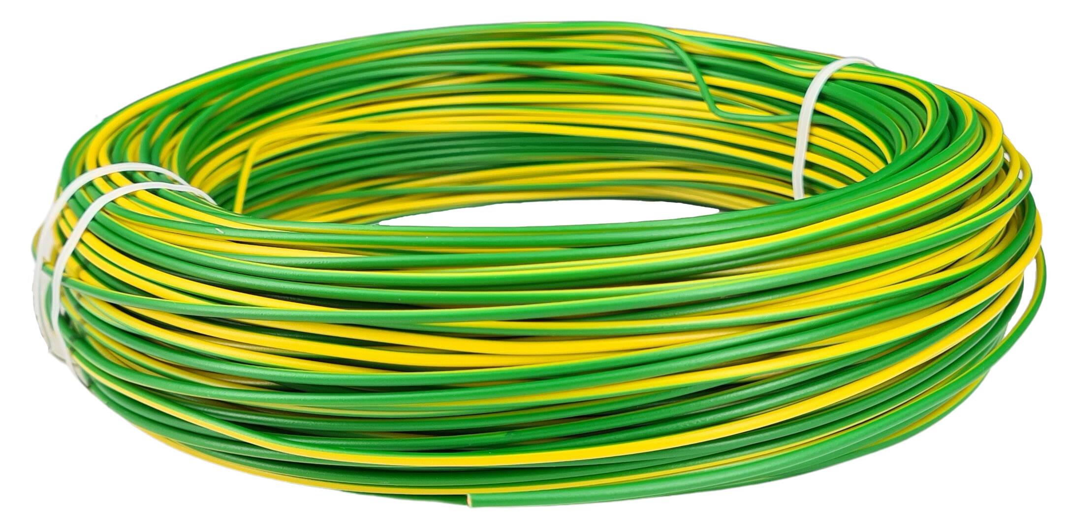 cable 1x1,0 H05V2-U rigid green-yellow