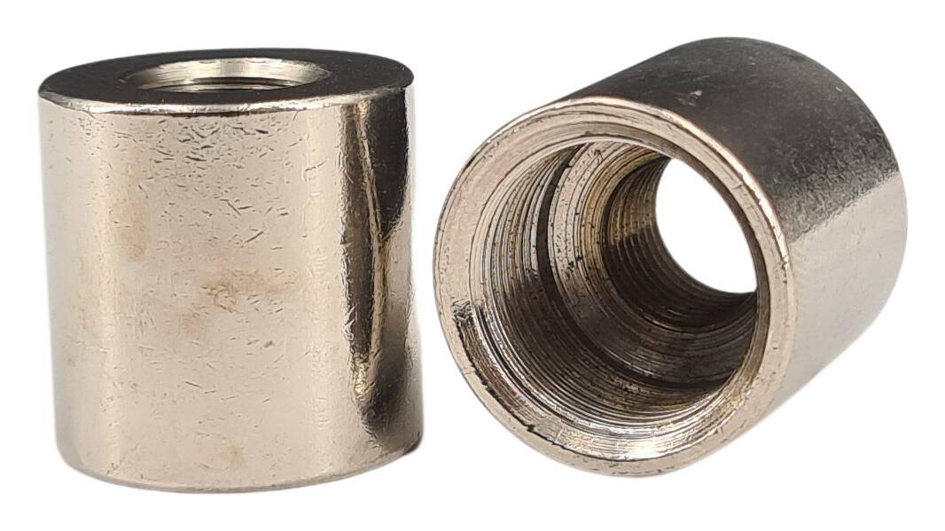 brass reducer coupler 20x20 M16x1/M10x1 nickel