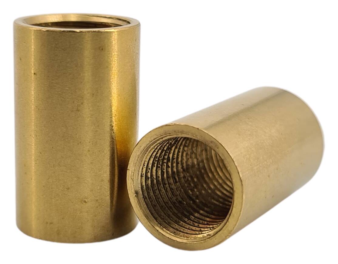 brass coupler 12x30 M10x1 raw