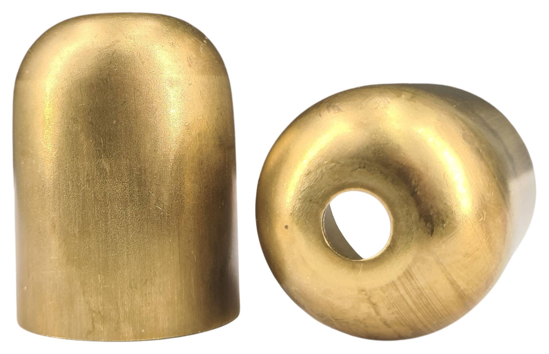 brass cladded socket sleeve 43x57 MH10,5 for socket E27 raw  brass cladded socket sleeve 43x57  MH10,5 for socket E27 raw