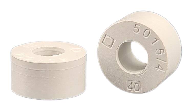 flat washer 10x4,3x1 RV+AE white