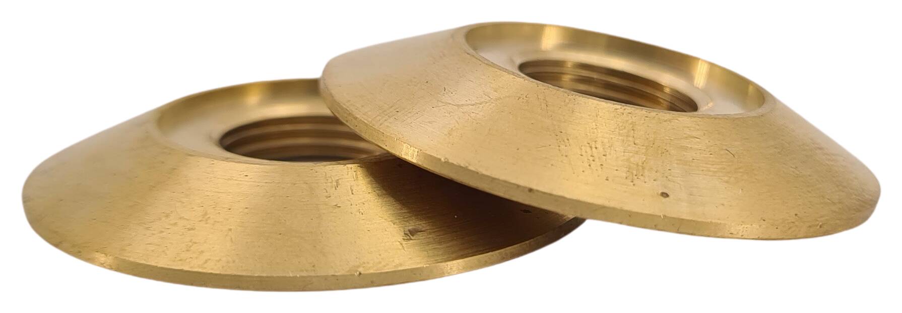 brass slant nut 38x5 M13x1 tube 20 raw