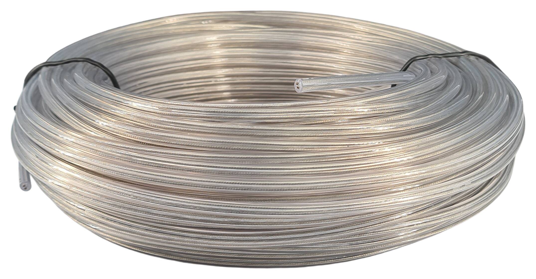 cable 2x0,75 FEP/PVC round transparent