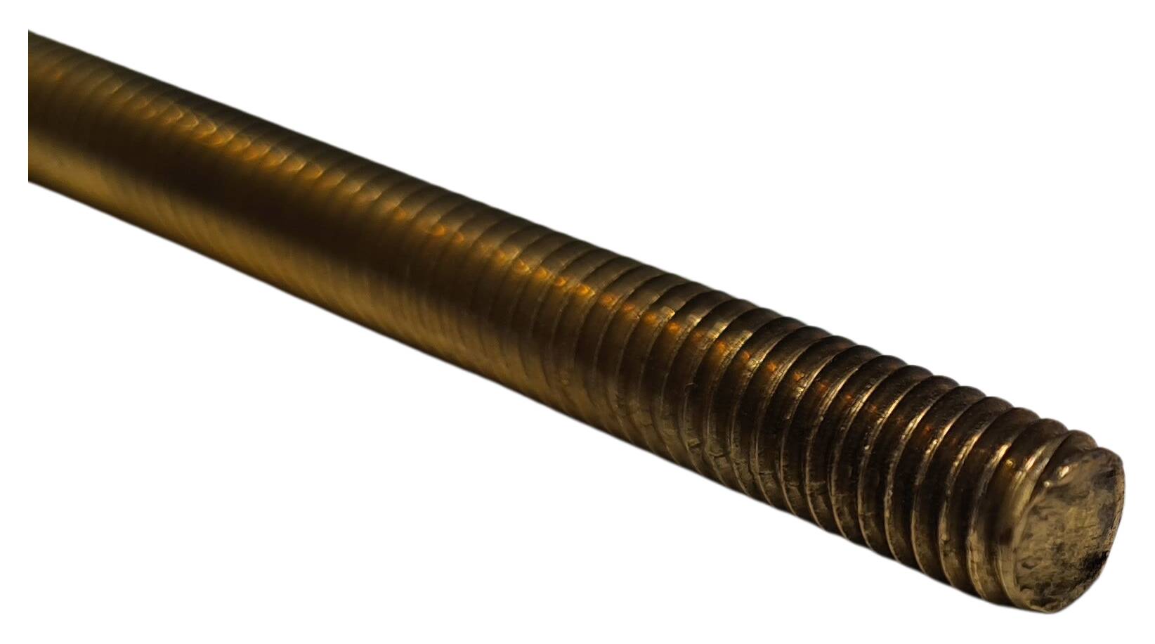 DIN 975 brass thread bolt 1 mtr. M5 raw