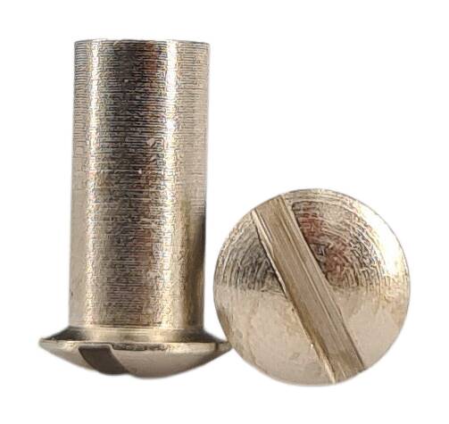 brass sleeve nut M4x7x12 nickel