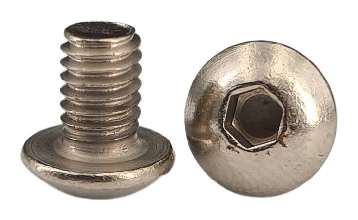 ISO 7380 Pan head screw with hexagon socket M3x6 zinc