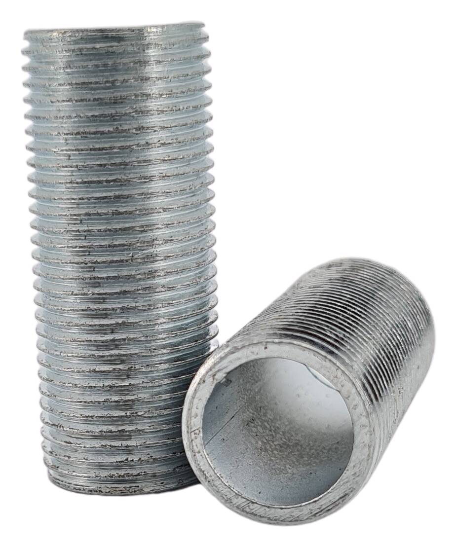 "iron thread tube R3/8""x70 round zinc"