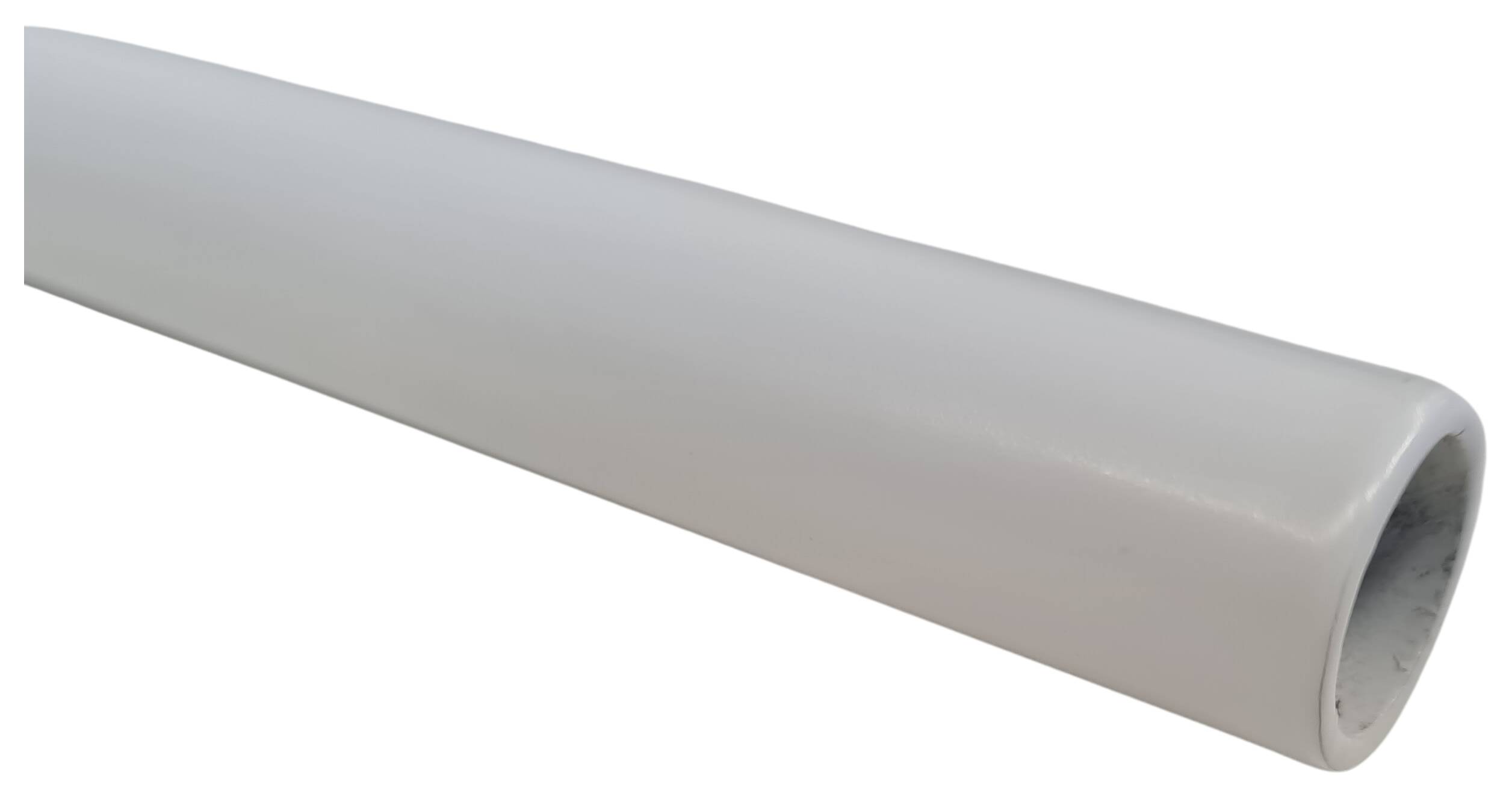 iron tube 12,8x1200 with M13x1 male 00/16 white-powdered