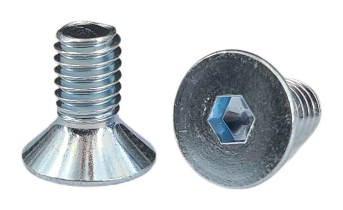 DIN 7991 hexagon socket countersunk head screw M3x8 zinc