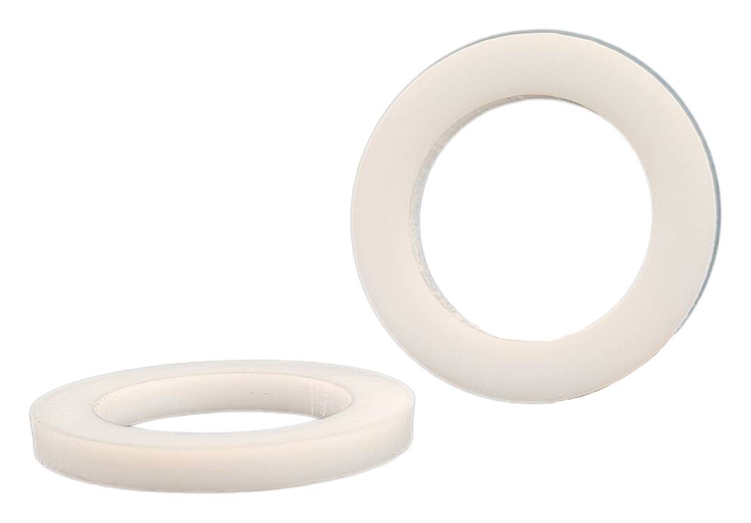 teflon washer 20x13,5x2,0 PTFE heat-resistant up to 200° nature