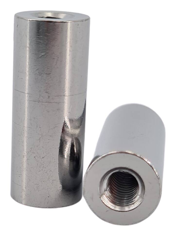 brass coupler 8x20 M4 chrome