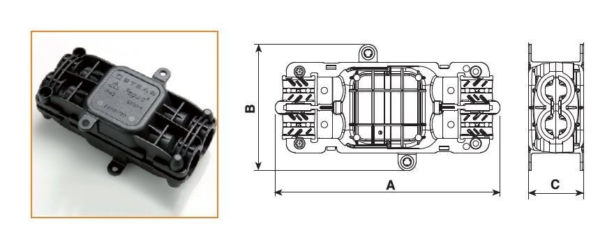 insulating screw joint cover for outdoors IP68 PA66-RV Paguro® black