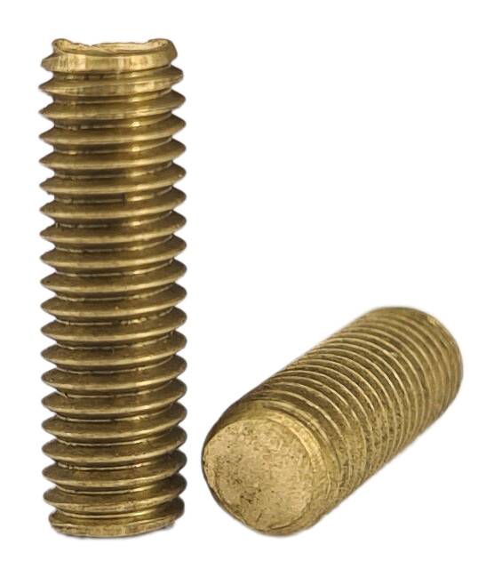 DIN 976 brass threaded pin M4x68 raw