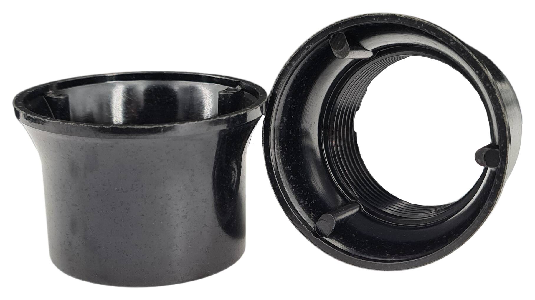 E27 ring nut 57x37 bakelite black high