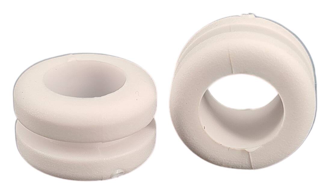 membrane grommet 10x3,5x6 PVC white