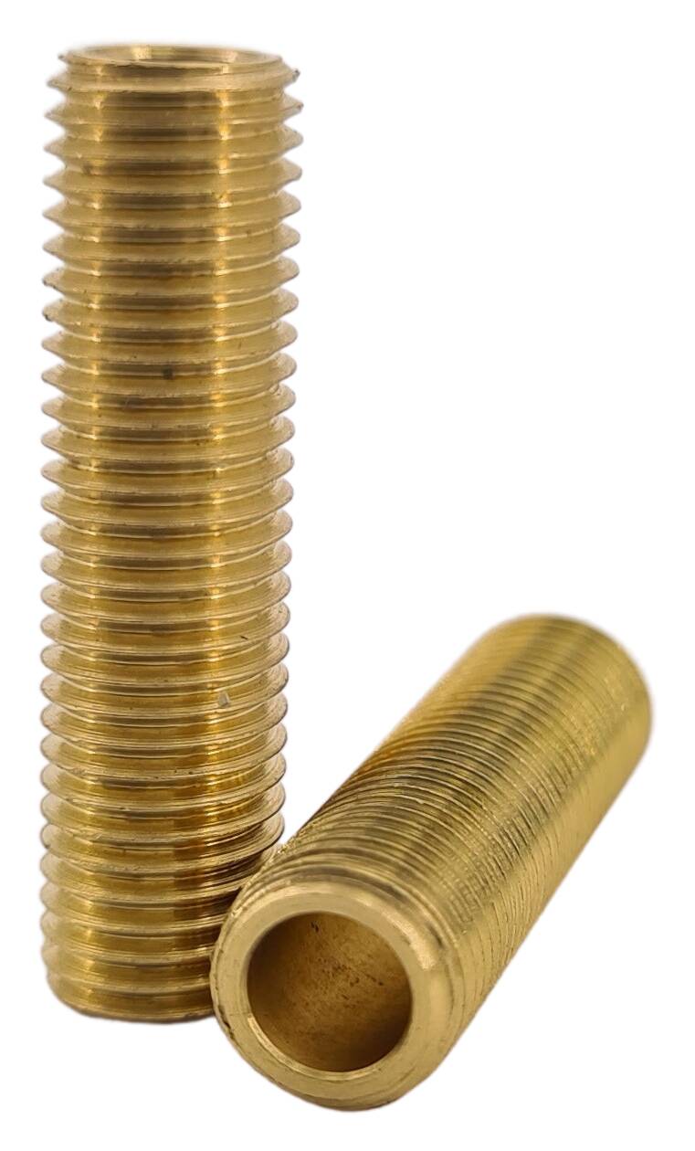 brass thread tube M8x1x25 round raw