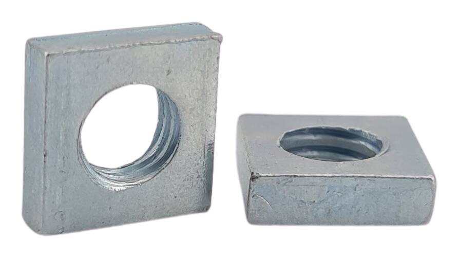 DIN 562 iron square nut M5 zinc