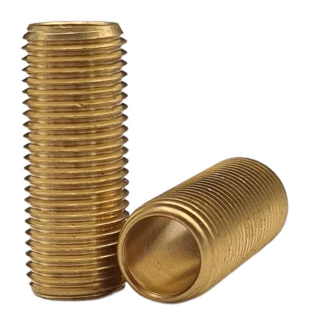 brass thread tube M10x1x35 round raw