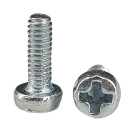 DIN 7985 pan head screw with cross slot M8x10 zinc