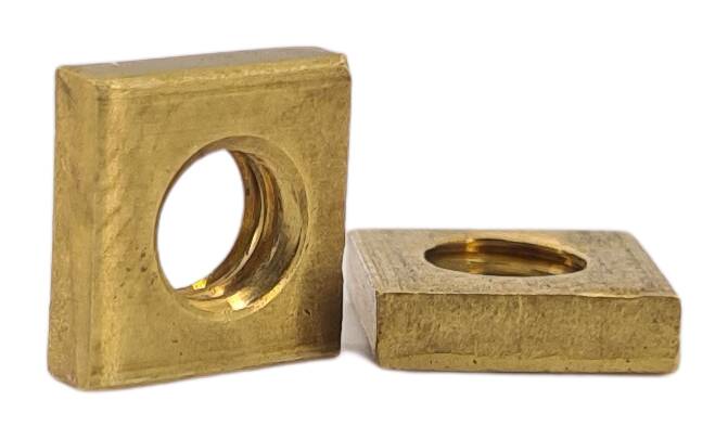 DIN 562 brass square nut M3 raw