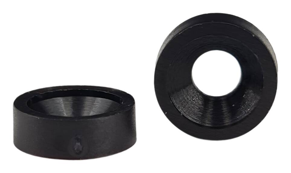 flat washer conical 10,7x3,5x4,0 for screws PA66 black