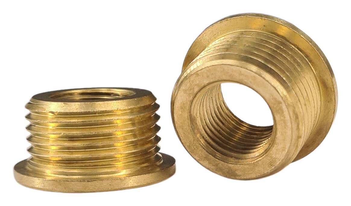 "brass reducer T-nipples 20x10 R3/8"" male/M10x1 female  anti-twist protection raw"