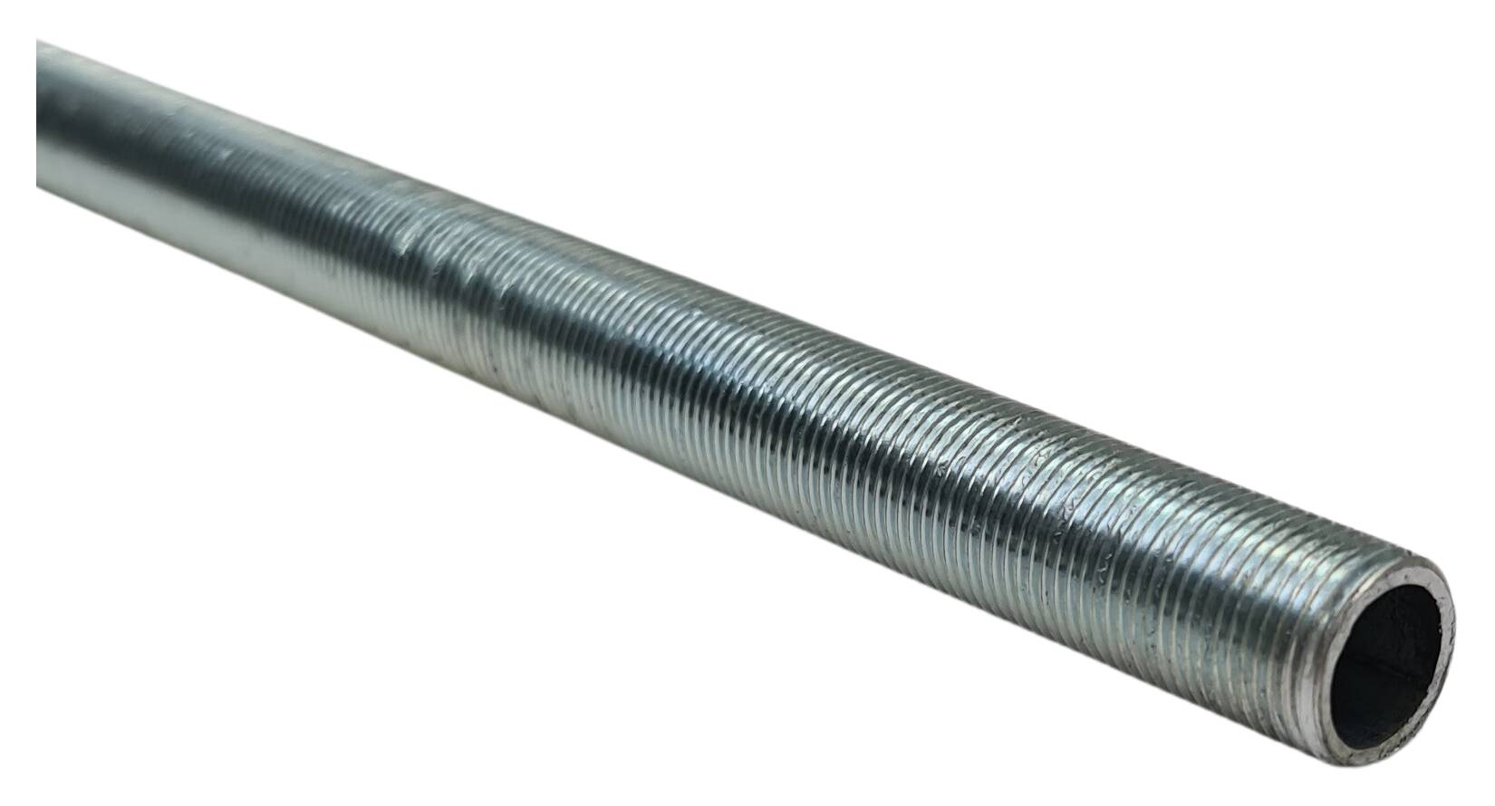 iron thread tube M13x1x2000 round zinc