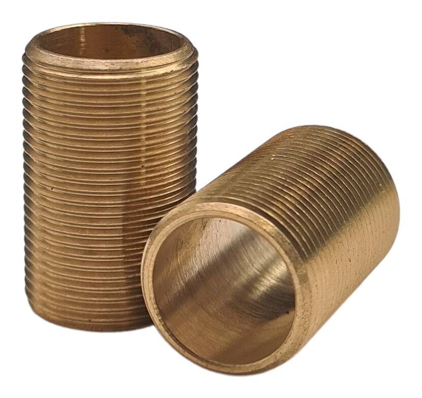 brass thread tube M16x1x25 round raw