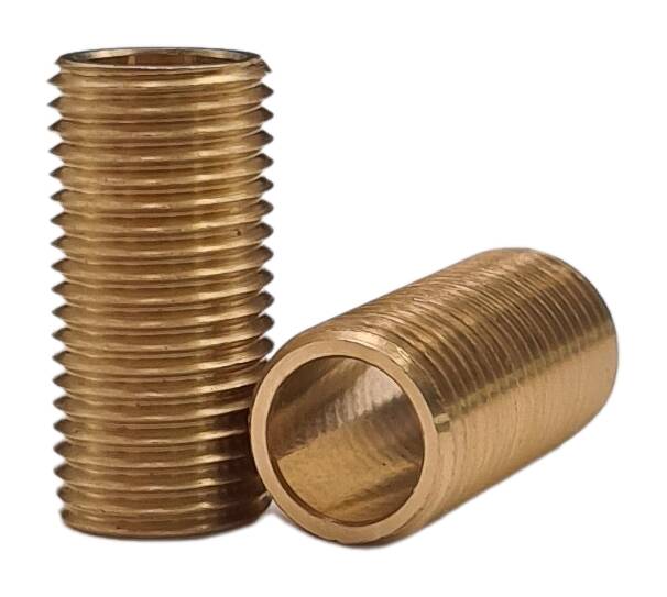 brass thread tube M10x1x22 round raw