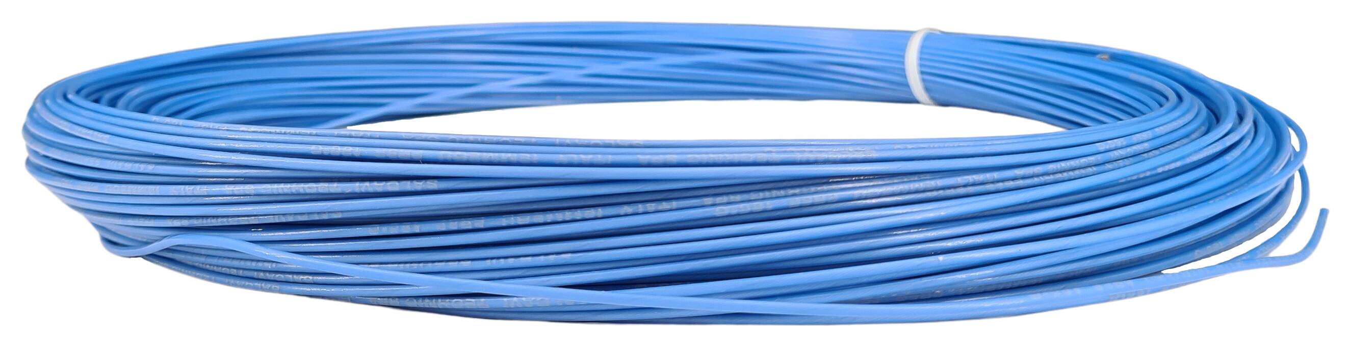 Teflon strand cable 1x0,75 FEP blue